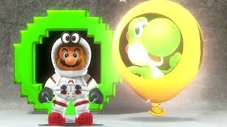 Super Mario Odyssey  Luigis Balloon World Moon Kingdom [upl. by Eustazio479]