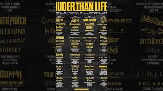 the full lineup for the 2024 louder than life music metal heavymetal rock [upl. by Addison]