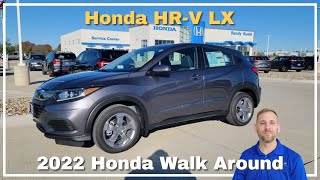 2022 Honda HRV LX Walk Around Review [upl. by Auburta]