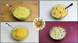 4 Dinner Ideas for Kids 10 Month Old to 2Year Toddlers  4 Khichdi Recipes for ToddlersKids [upl. by Bartolome299]