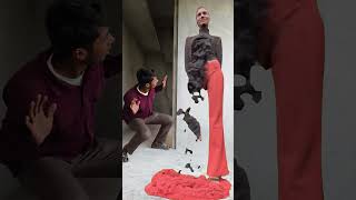 Sand sculpture falling down manjete pyari Lage TU xori GHAni hasin youtubeshort viralvideofunny [upl. by Orford]