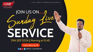 SUNDAY LIVE Service  28th SEP 2024  With GODS Servant NIKHIL UJJAIN [upl. by Konstantine]