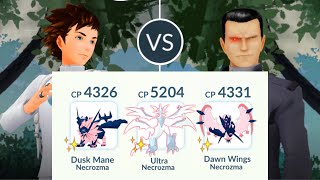 Defeating the Boss Giovanni with ULTRA LIGHT TRIO in Pokemon GO [upl. by Einaoj]