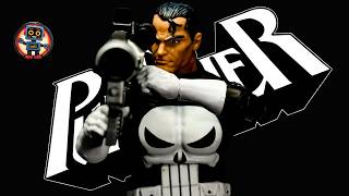 Marvel Legends RetroVintage Card The Punisher 2018 Action Figure Unboxing [upl. by Haerr962]