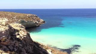 Rabbit Beach Lampedusa Islands of Sicily [upl. by Salzhauer]