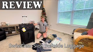 SwissGear Sion Softside Expandable Roller Luggage  Unboxing amp Review [upl. by Derf830]