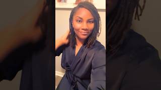 Super Quick amp Easy Loc Style  Short Locs  Bob  Natural Hair [upl. by Karissa]