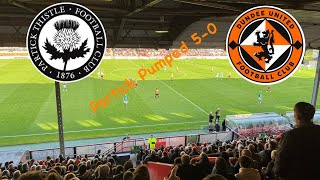 SCENES AS UNITED PUT 5 PAST A POOR PARTICK SIDE Dundee United v Partick Thistle Matchday Vlog [upl. by Derfla957]