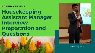 Housekeeping Manager Interview Questions and Preparation [upl. by Tengdin]