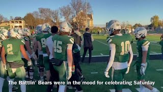 Rocky football celebrates senior day victory [upl. by Alroi]