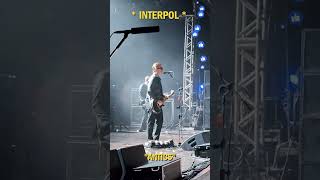 Interpol Live in São Paulo quotCmerequot Magic 2 🎸✨ [upl. by Merissa8]