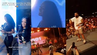 Chioma joins Davido on stage in Seattle USA full highlights and Performance [upl. by Aeslehs311]