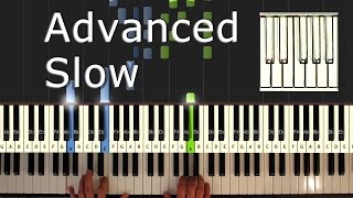 Canon in D  Piano Tutorial Easy SLOW  Pachelbel  How To Play Synthesia [upl. by Leonard569]