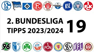 Bundesligatipps 2Liga  19Spieltag  Saison 20232024 [upl. by Mou]