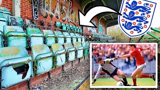 ENGLAND Played At This CREEPY Abandoned Stadium 😬🏴󠁧󠁢󠁥󠁮󠁧󠁿 [upl. by Anemolif]