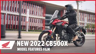 New 2022 CB500X Model Features Film [upl. by Nylekcaj12]