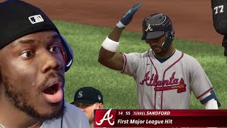 I GOT CALLED UP TO THE MLB FIRST GAME ON BRAVES [upl. by Bear761]