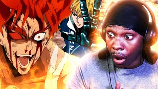 GAROU VS GENOS  One Punch Man S2 Episode 11 Reaction [upl. by Drawyeh]