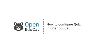 How to configure Quiz in OpenEduCat [upl. by Vescuso713]