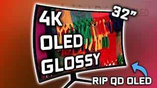 OLED End Game  32” 4K RGB Inkjet Printed Glossy Monitors [upl. by Hollyanne]