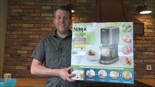 Ninja NC300UK Ice Cream Maker Review and Ice Cream Made [upl. by Elyad]