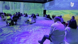 Van Gogh immersive art experience opens in Dublins RDS [upl. by Disharoon]