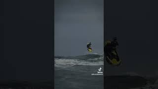 Massive wave jumping on Seadoo spark  seadoospark jetskiing flskiriders saltyskicrew [upl. by Prisca]