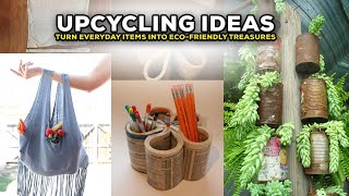 Upcycling Ideas Turn Everyday Items into EcoFriendly Treasures ♻️ [upl. by Nehepts]