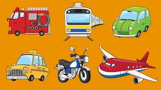 Learn Vehicles for Kids  Talking Flashcards [upl. by Chrissa]