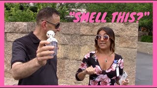 Beautiful Women Smell Marc Jacobs Daisy Dream  Review  Street Reactions [upl. by Egrog]