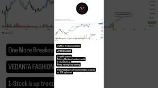 VEDANTA FASHION II BREAKOUT STOCK II STOCK TO WATCH II BREAKOUT SOON STOCK trading stocktrading [upl. by Immot]