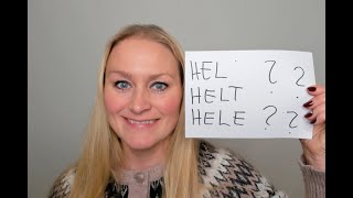 Video 1179 Hel helt eller hele [upl. by Sayres907]