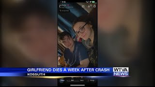 Girlfriend dies a week after crash in Kossuth [upl. by Aiekat]