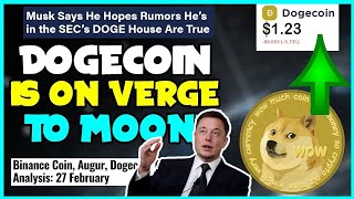 This Changes Everything For Dogecoin PRICE 🥶 ELON MUSK Whale Now TRUMP SPEECH 👊PRICE PREDICTION [upl. by Eustashe]