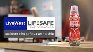 LifeSafe Technologies  LiveWest  Resident Fire Safety Partnership [upl. by Vin]