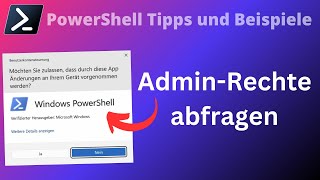 AdminRechte per PowerShell prüfen [upl. by Gen]