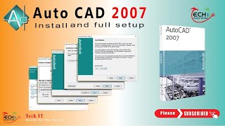 How to Install AutoCAD 2007 and Full Setup windows 78 10 amp 11 [upl. by Paulina]