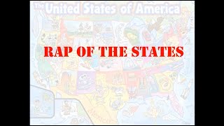 Rap of the States Lyric Video New  Northside amp West Forest 5th Grade [upl. by Aiykan]