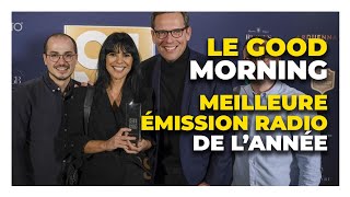 Le Good Morning de Radio Contact sacré meilleure émission radio aux CinéTéléRevue Awards 2023 [upl. by Emeric]