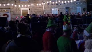 Mousehole Christmas Lights opening carol [upl. by Hakkeber]