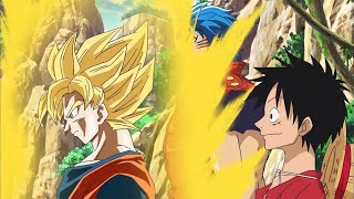 Goku Luffy amp Toriko Historys Strongest Collaboration One Piece Episode 590  English Dub 48K [upl. by Nelrah]