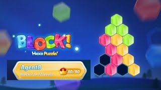 Block Hexa Puzzle iOS Gameplay 29 AgentB iosgames blockhexapuzzle [upl. by Ressan]