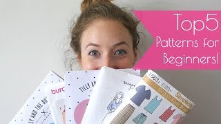 5 Sewing Patterns for Beginners  My recommendations [upl. by Joselyn]