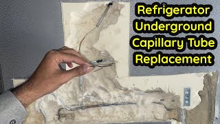 Refrigerator Cooling Problem Capillary Tube Chok  How to solve issue [upl. by Damle]