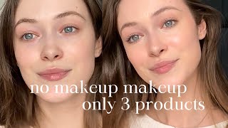 The Perfect Nomakeup Look Using Only 3 Essential Products  Natural Glowy Makeup Tutorial [upl. by Acebber]