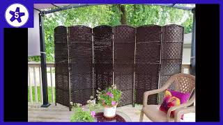 RHF 6 ft Tall Extra Wide Handmade Room Divider amp Privacy Screen Review [upl. by Christyna]