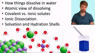 Aqueous Solutions Dissolving and Solvation [upl. by Nirihs]