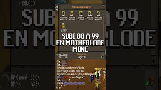 ¿Cuántos COINS Da Subir En Motherlode Mine Desde 88 a 99 OSRS Shorts DotinOSRS [upl. by Leahcin195]