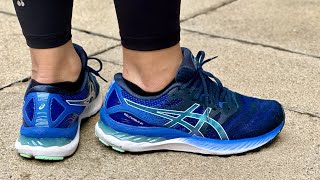 Womens ASICS Gel Nimbus 23 French BlueFresh Ice [upl. by Marv284]