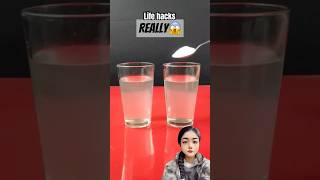 Salty water and normal water shocking😱 experiment lifehacks shortsvideo viralshort yt [upl. by Roede]